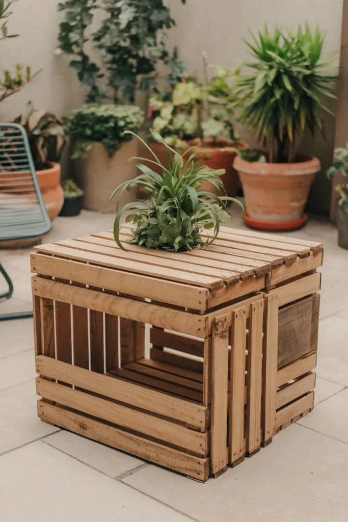 Wooden Crate Tables