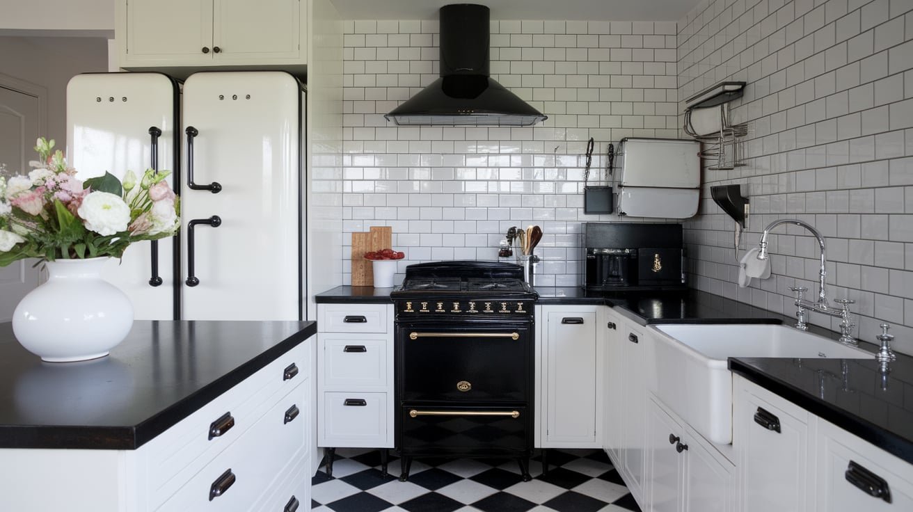 black and white kitchen ideas