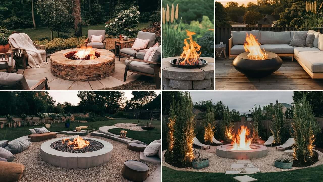 fire pit ideas backyard