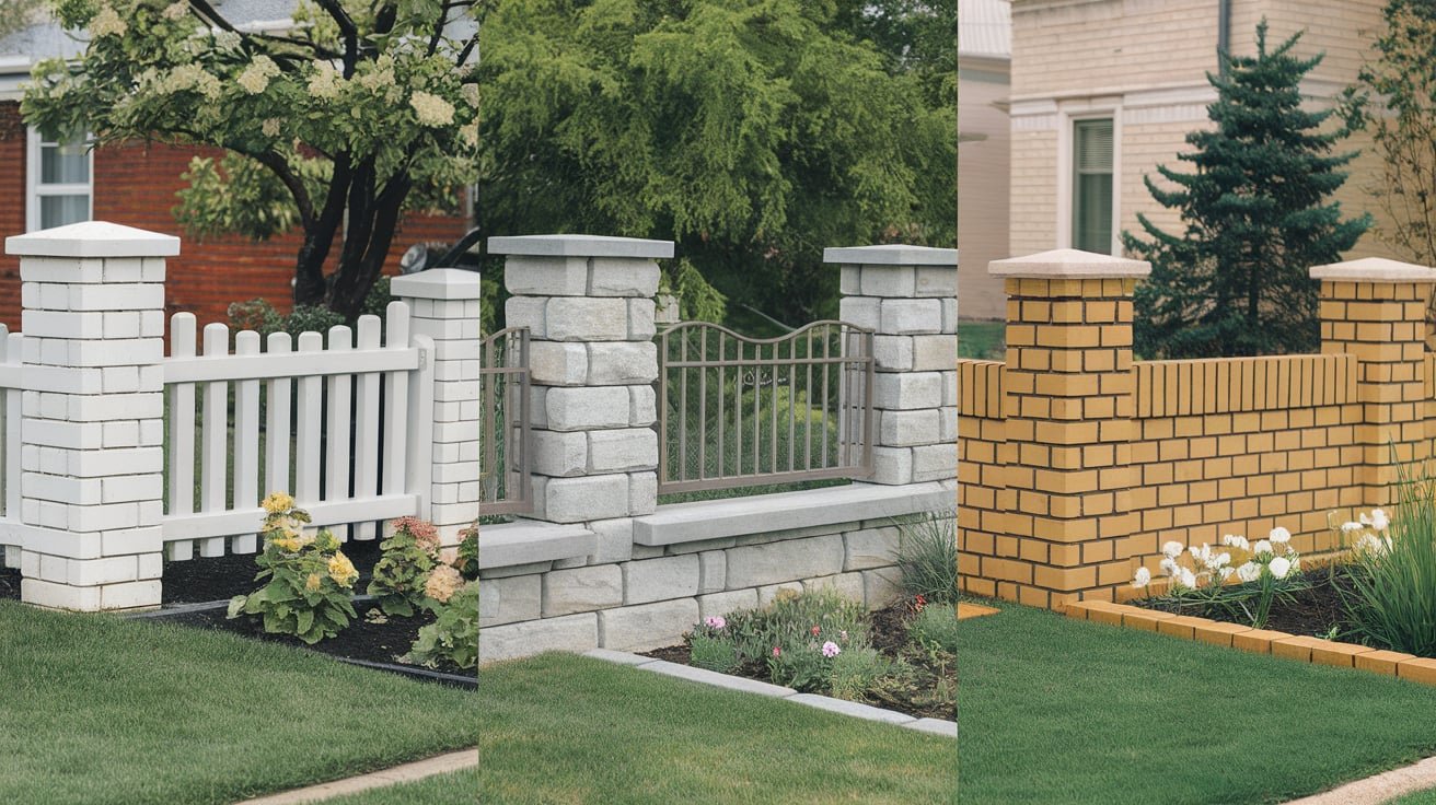 low fence front yard
