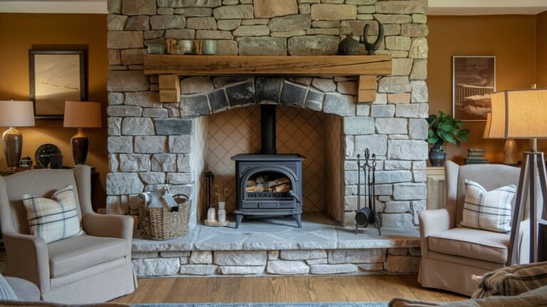 stone fireplace ideas