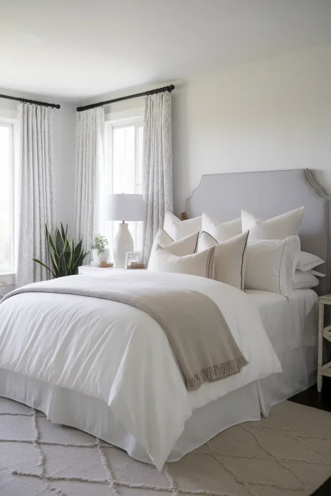 Accentuate With White Bedding