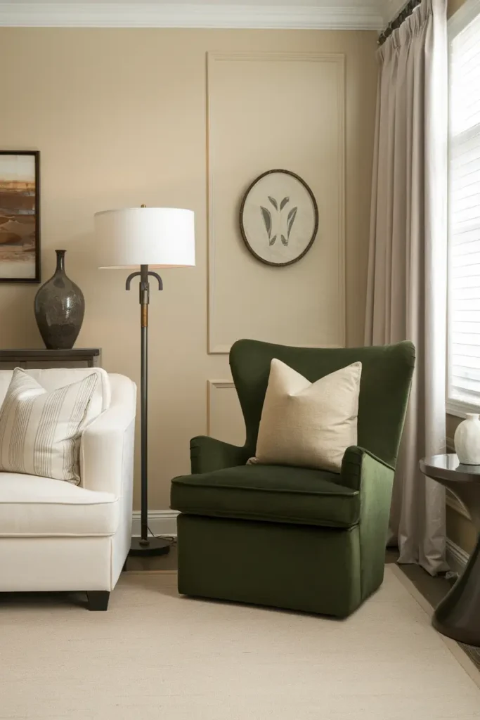 Add a Green Accent Chair
