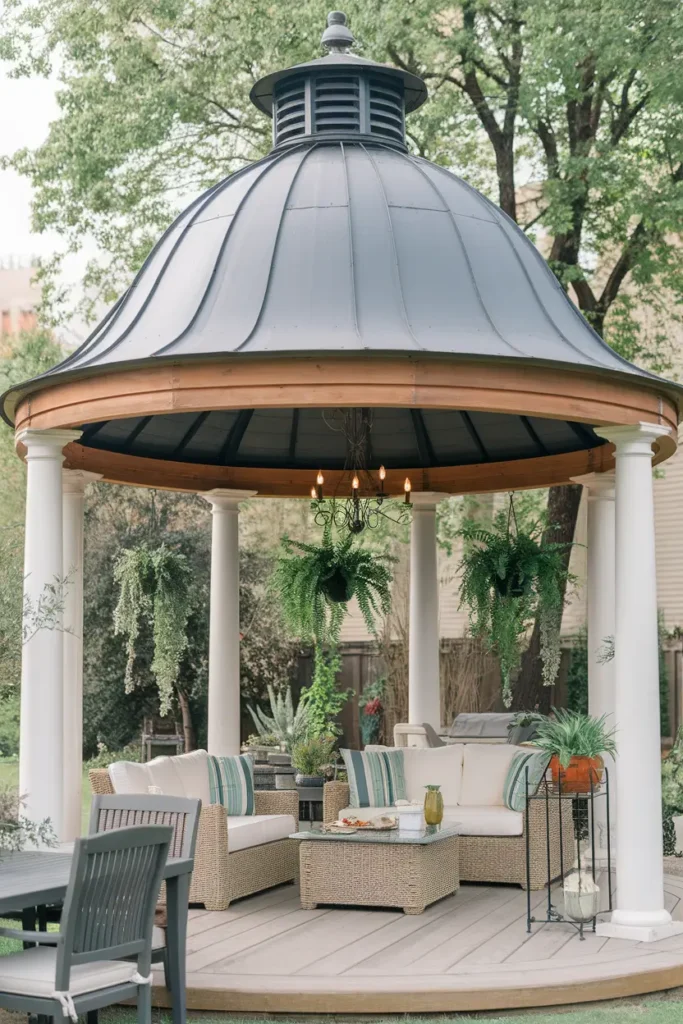 Bell-Shaped Roof Gazebo