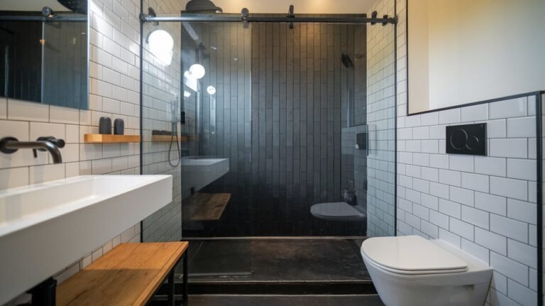 Black Walk In Shower Ideas