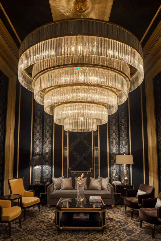 Complete the Look With a Grand Chandelier