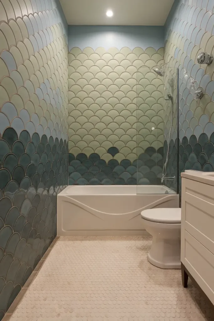 Curved and Textured Tile Designs