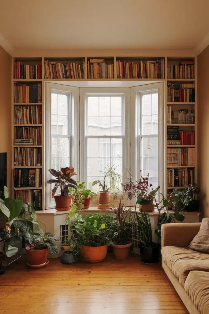 Display Books or Plants