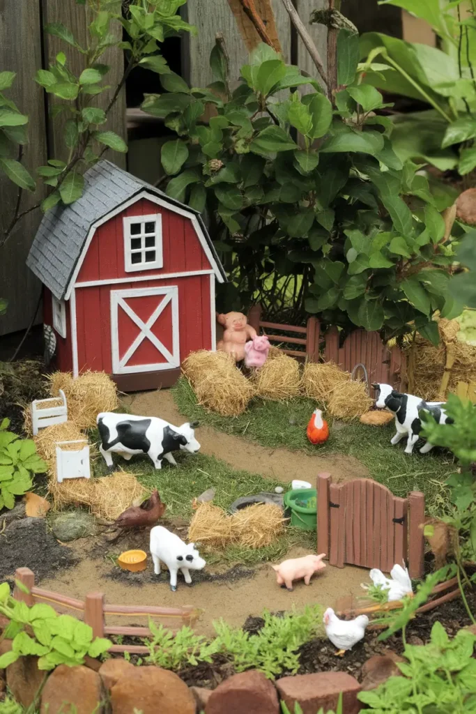 Farm-Themed Garden