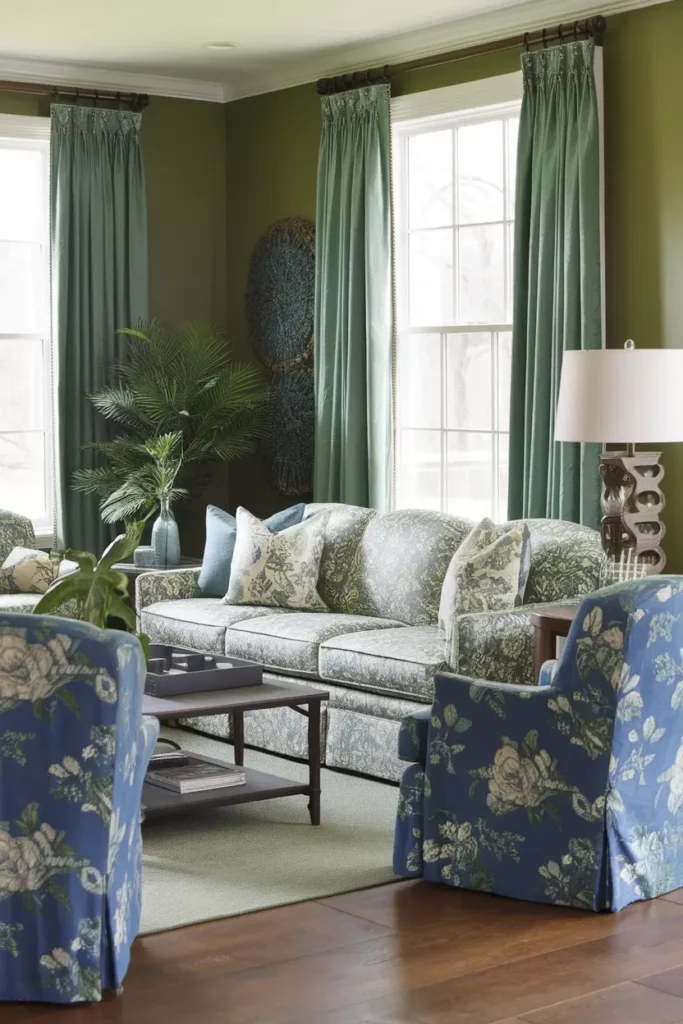 Floral Pillows & Natural Textures