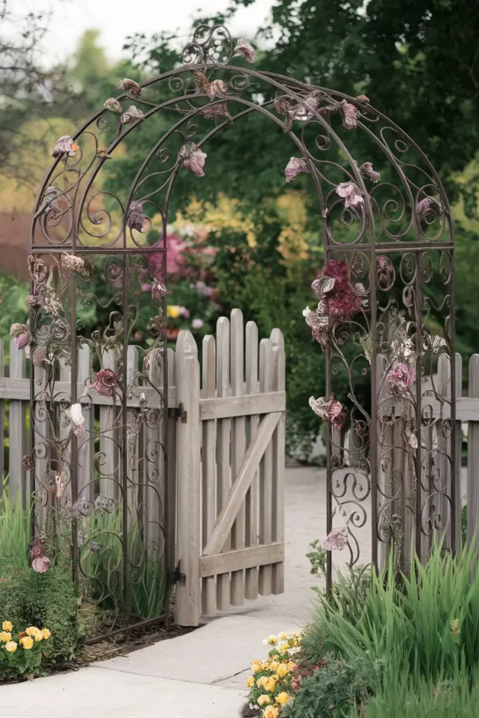 Garden Arch Meets Gate
