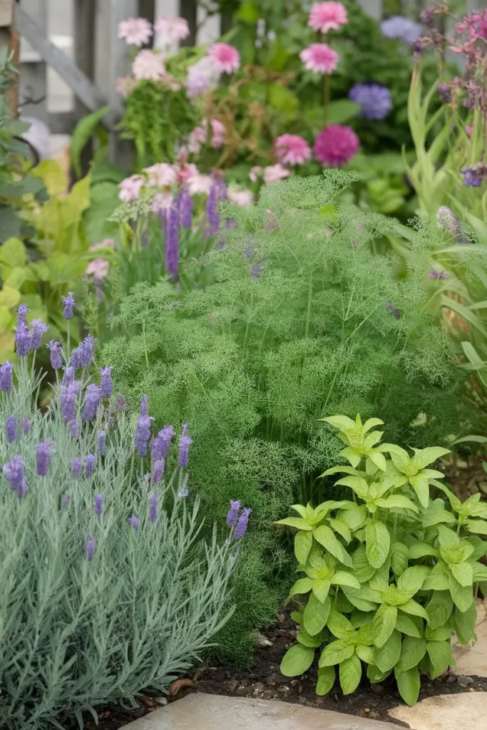 Herbs with Flowers