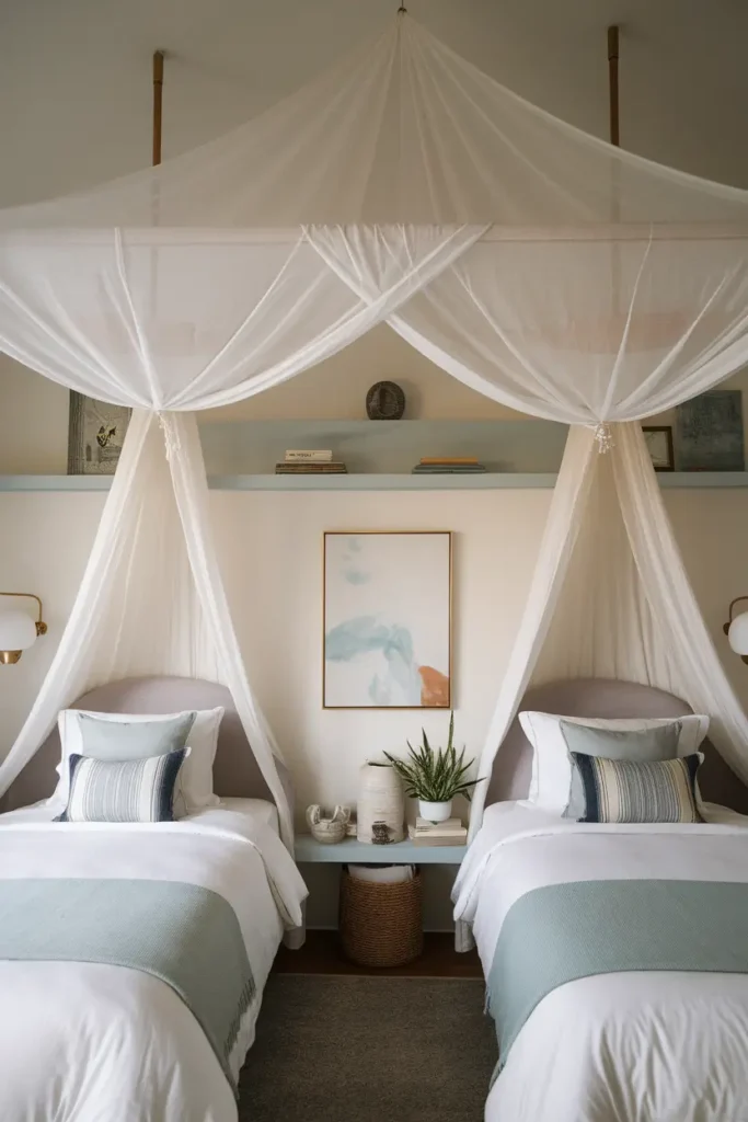 Incorporate a Shared Bed Canopy