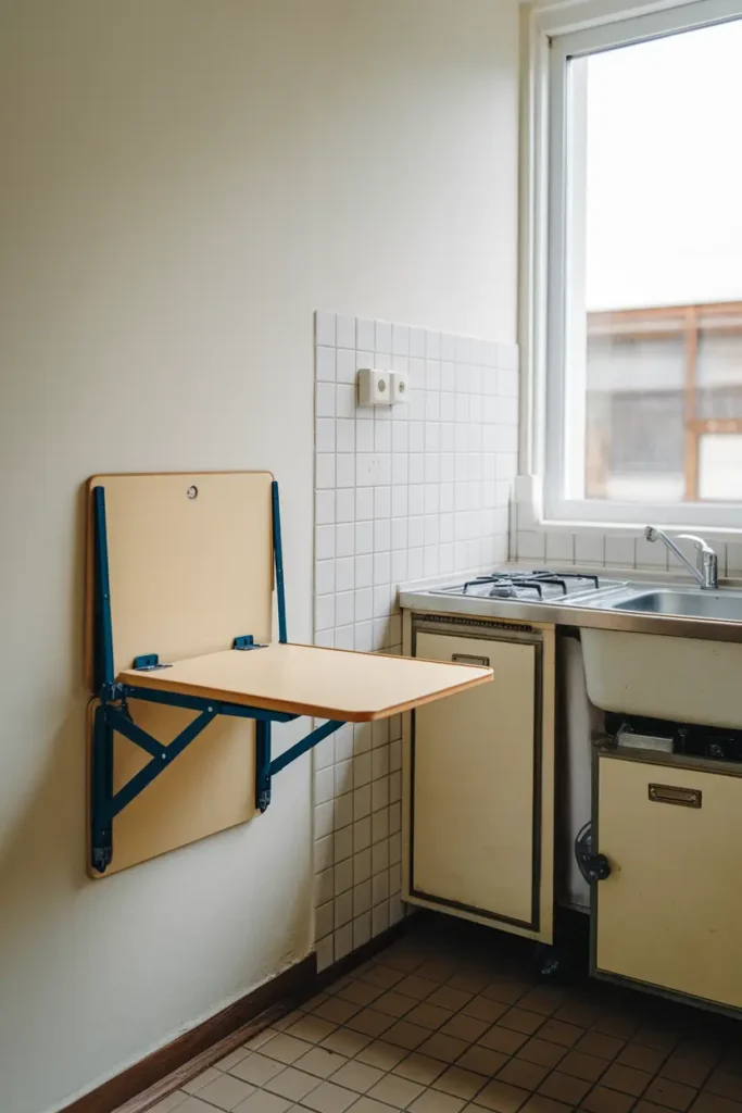 Install a Foldable Table or Counter