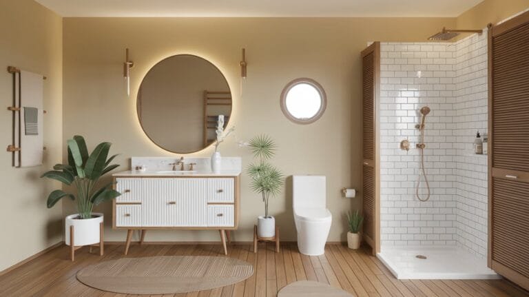 Japandi Bathroom Design
