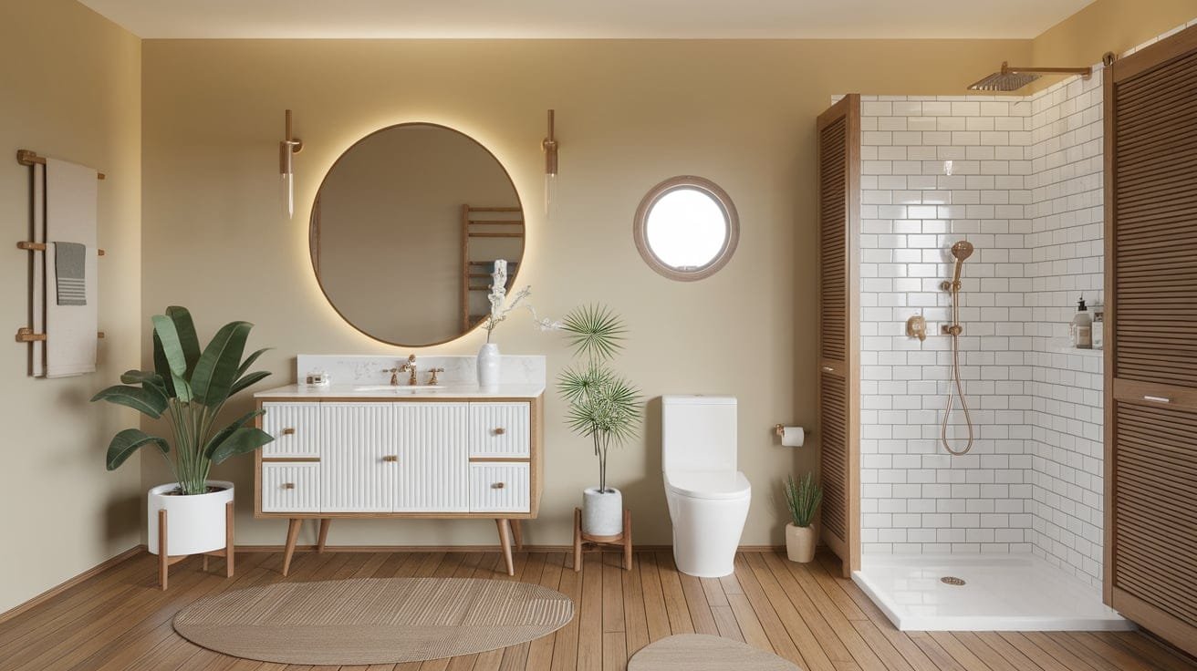 Japandi Bathroom Design