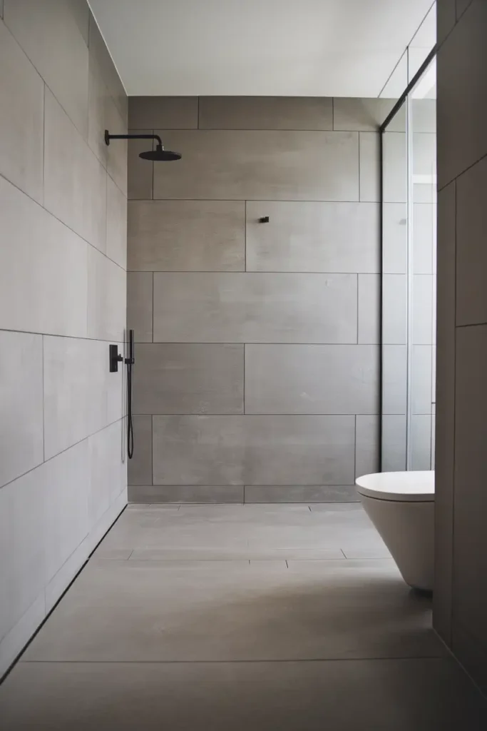 Large-Format Tiles for Sleek Minimalism