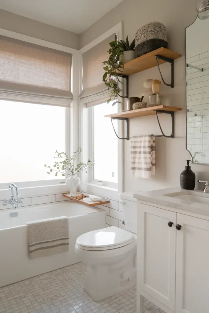 Linen Roman Shades