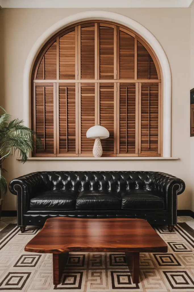 Luxurious Black Leather