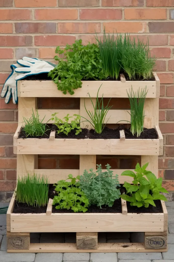 Pallet Herb Garden