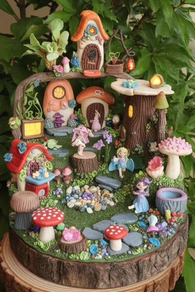 Polymer Clay Fairy Garden