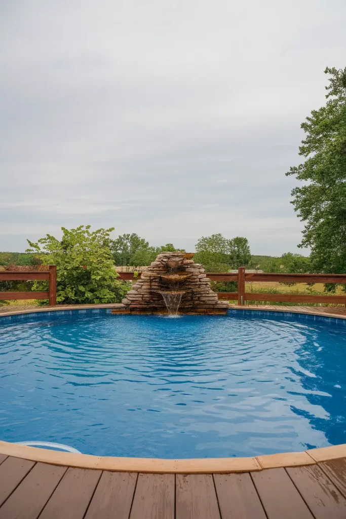 Pool Fountain Feature