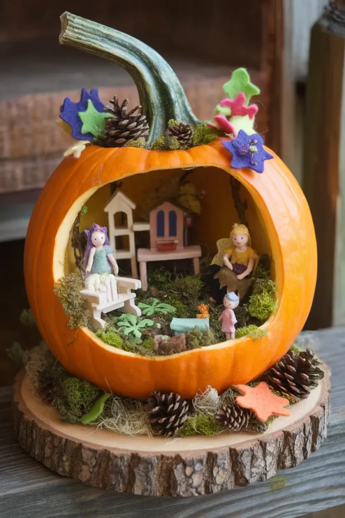 Pumpkin Fairy Garden
