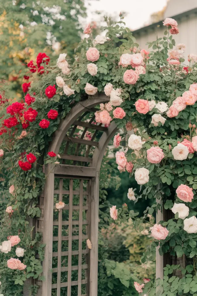 Rose-Covered Archway
