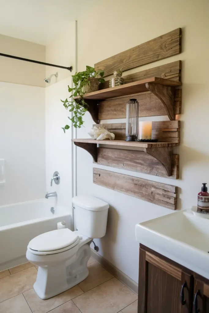 Rustic Wood Shelves