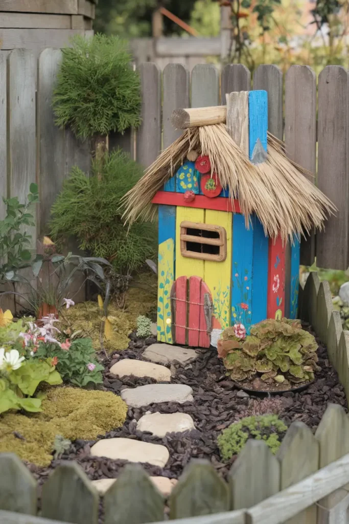 Scrap Wood Fairy House