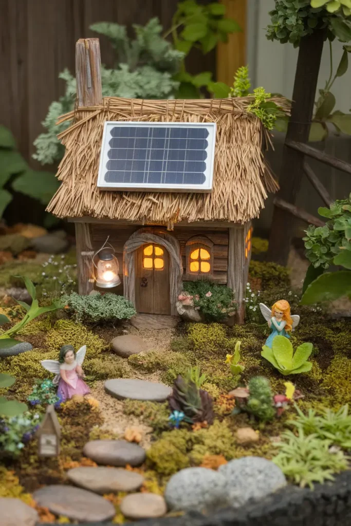 Solar-Powered Fairy Cottage