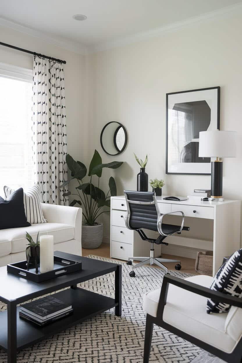 19 Living Room Office Combo – Stylish & Functional Design Ideas