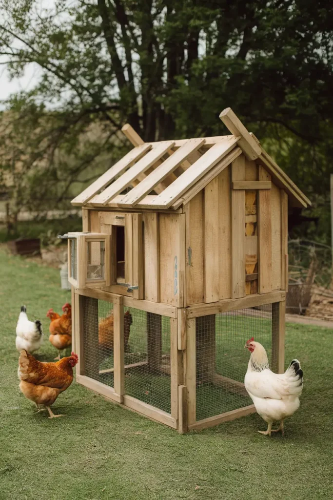 Upcycled Pallet Coop