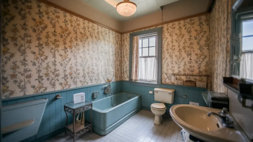 Use Vintage Wallpaper
