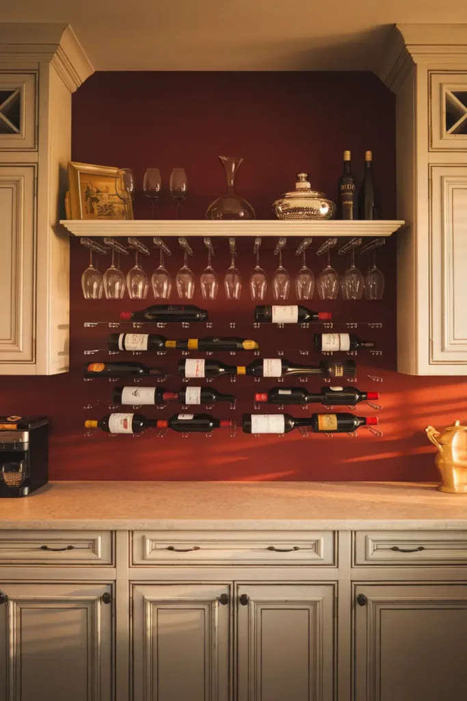 Wall-Mounted Wine Racks