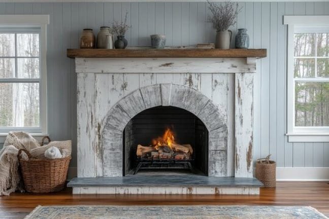 farmhouse fireplace ideas
