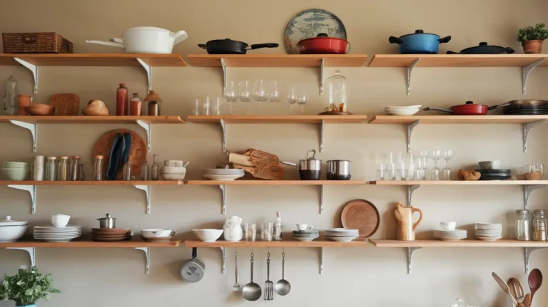 kitchen shelves decor