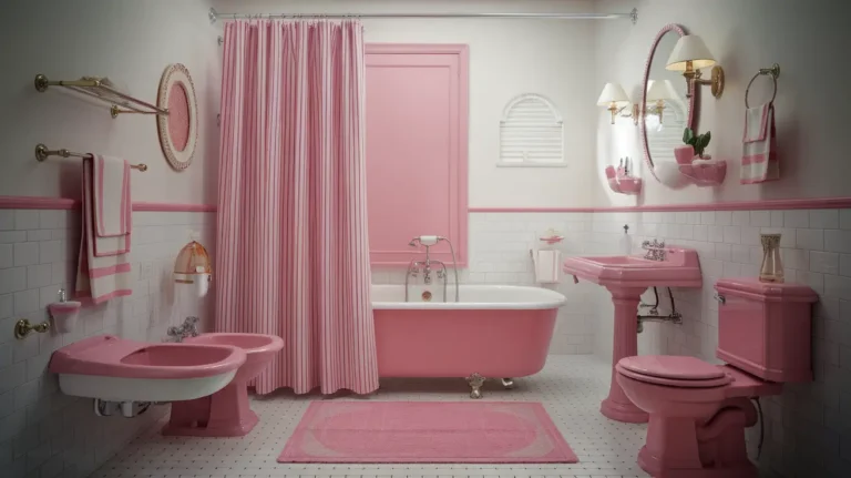 pink bathroom