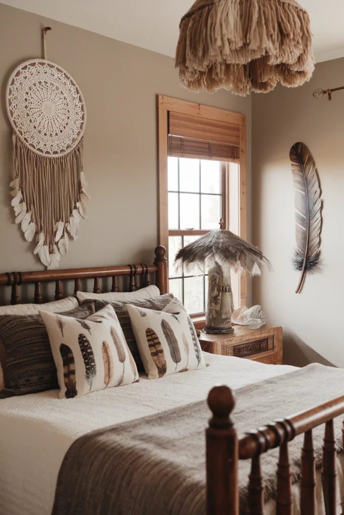Accent with Dreamcatchers or Feathers