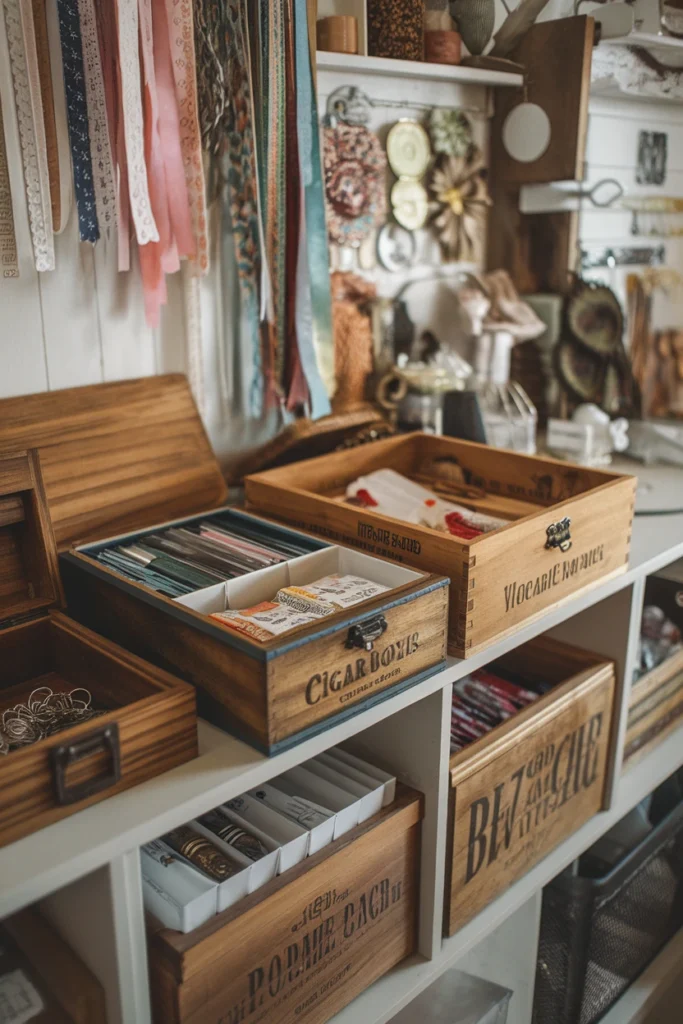 Cigar and Wooden Boxes