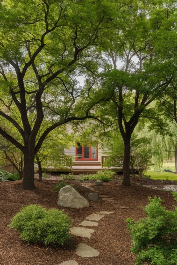 Create a Green Canopy with Trees