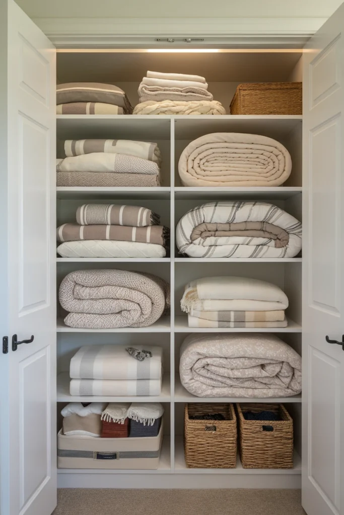 Go Vertical in Hallway Closets