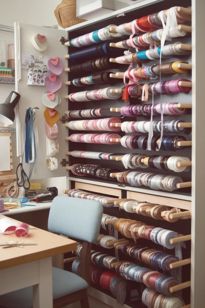 Horizontal Ribbon Storage