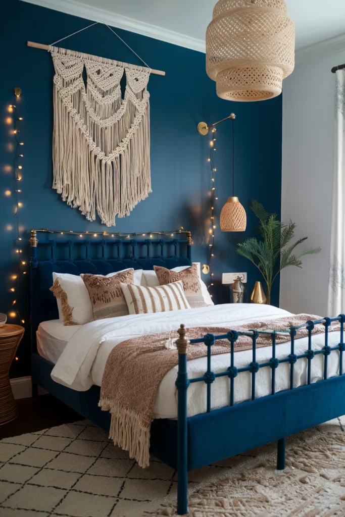 Indigo Velvet Elegance