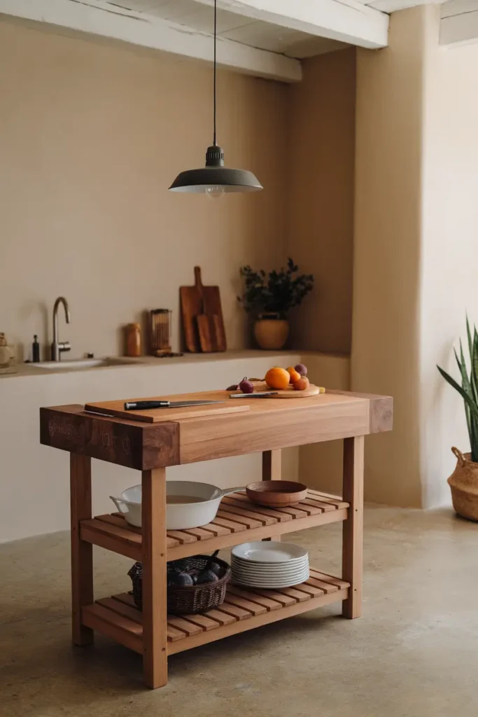 Install a Butcher Block Island