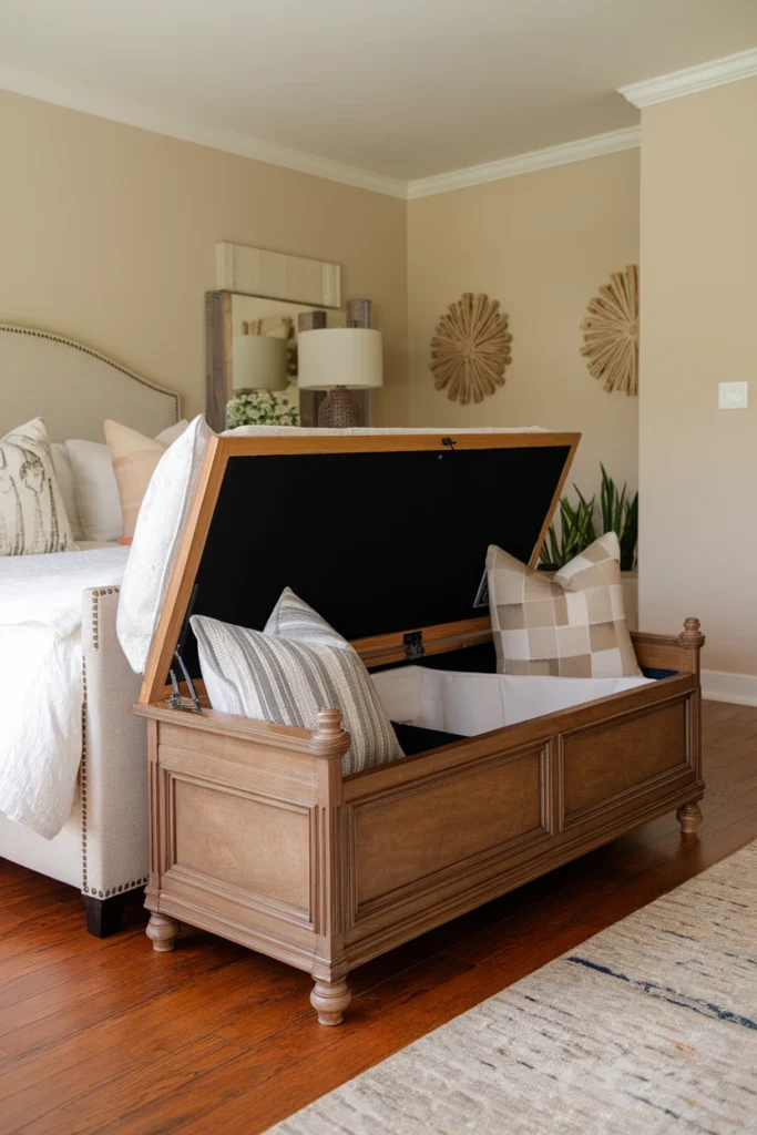 Invest in Storage Ottomans or Benches