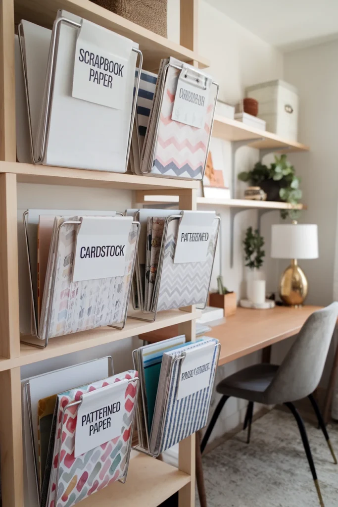 Magazine Holders for Paper