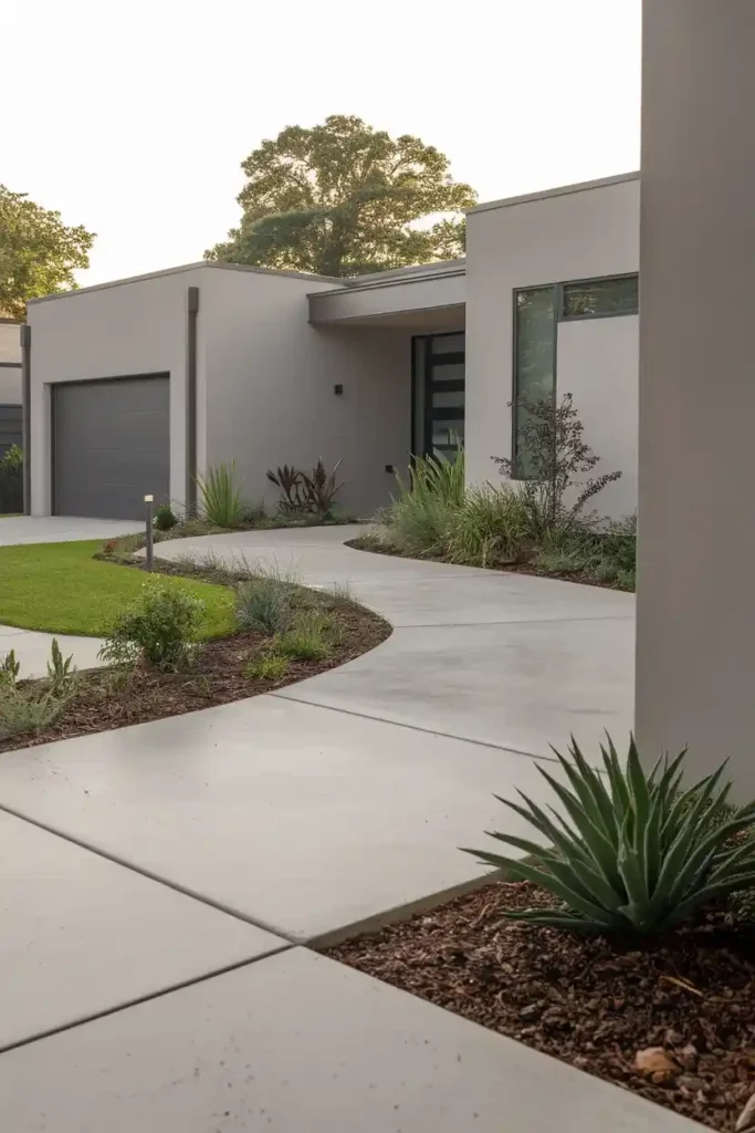 Modern Concrete Pathways