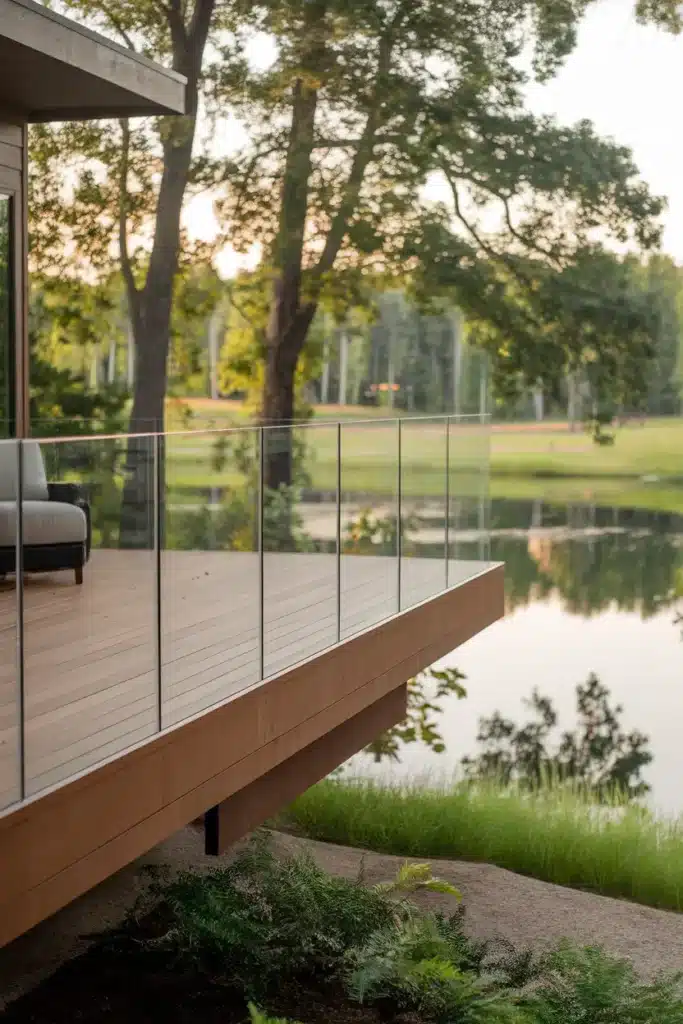 Modern Rail-less Deck