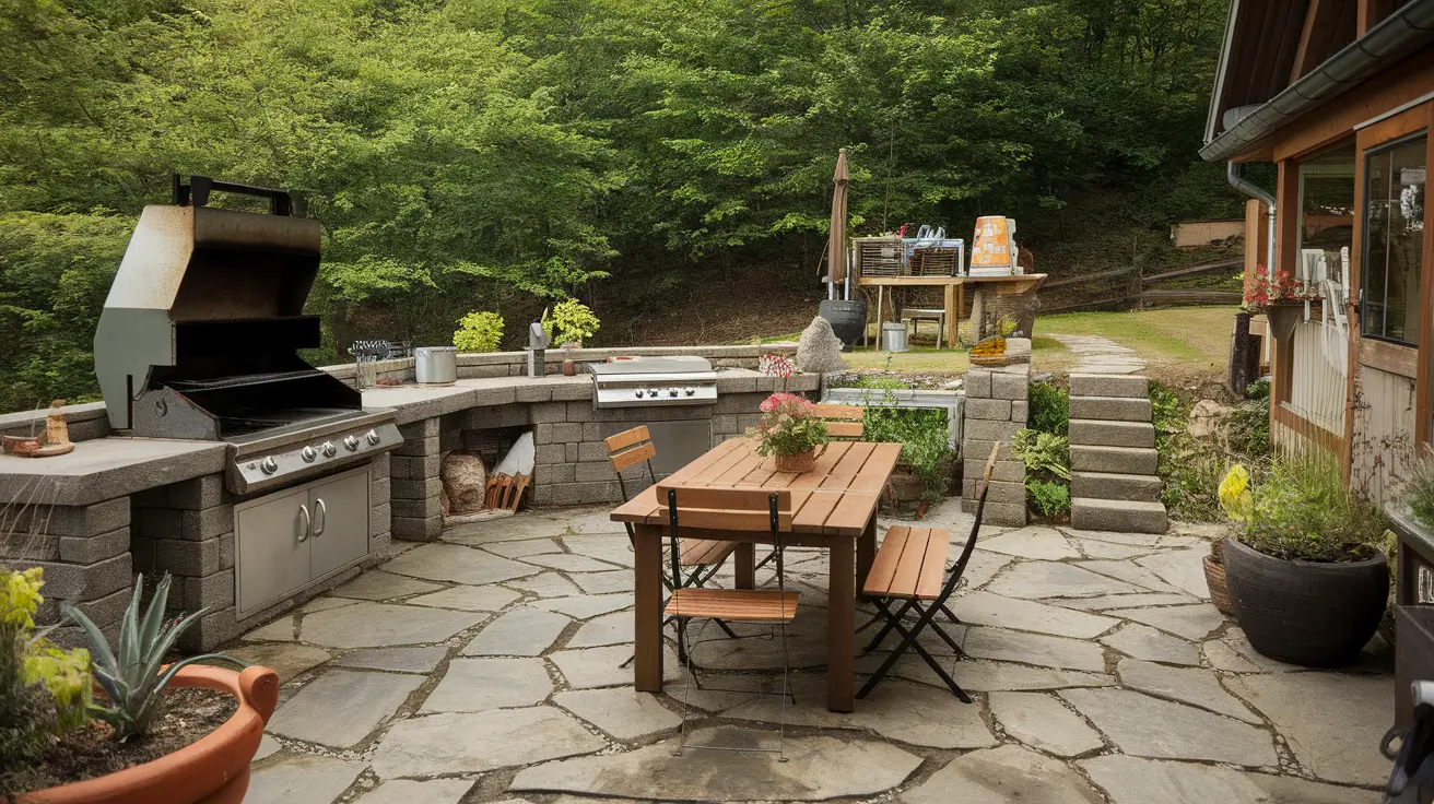 Outdoor BBQ Kitchen Ideas